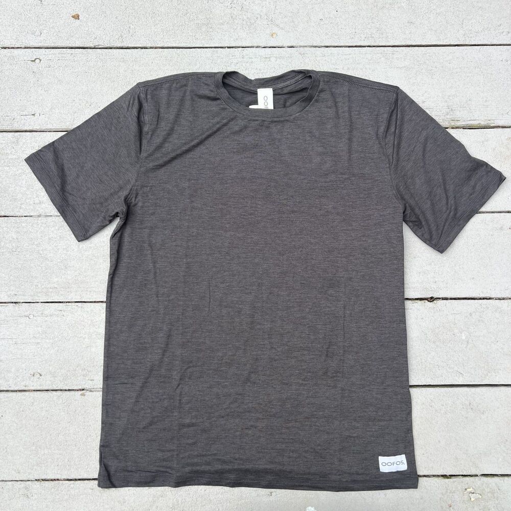 OOFOS Performance Tech T-shirt Short Sleeve Gray-Size L